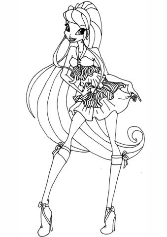 Stella Season 5 Coloring Page